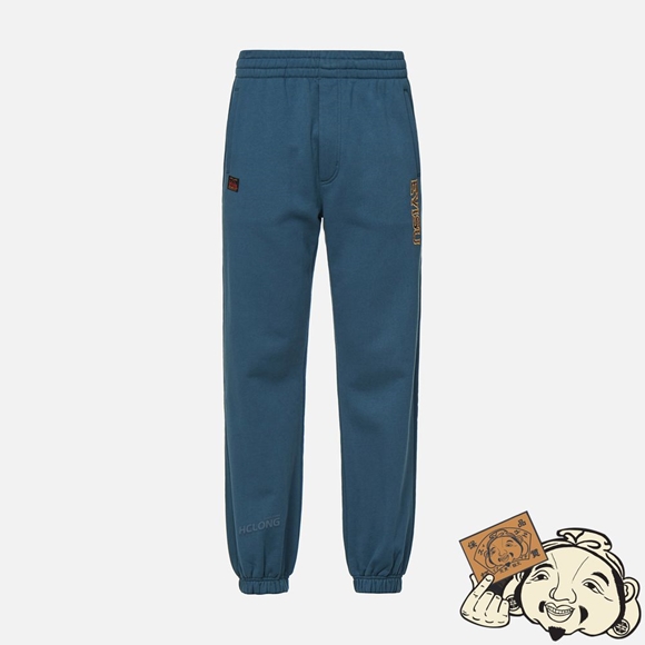 Men Evisu KAMON BROCADE APPLIQUÉ SWEATPANTS Paon | 382QUNWEV