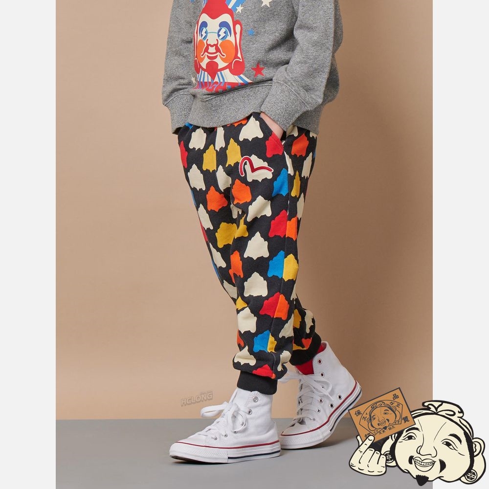 Kids Evisu ALLOVER GODHEAD PRINT SWEATPANTS MULTIPLE | 643IPXQEZ