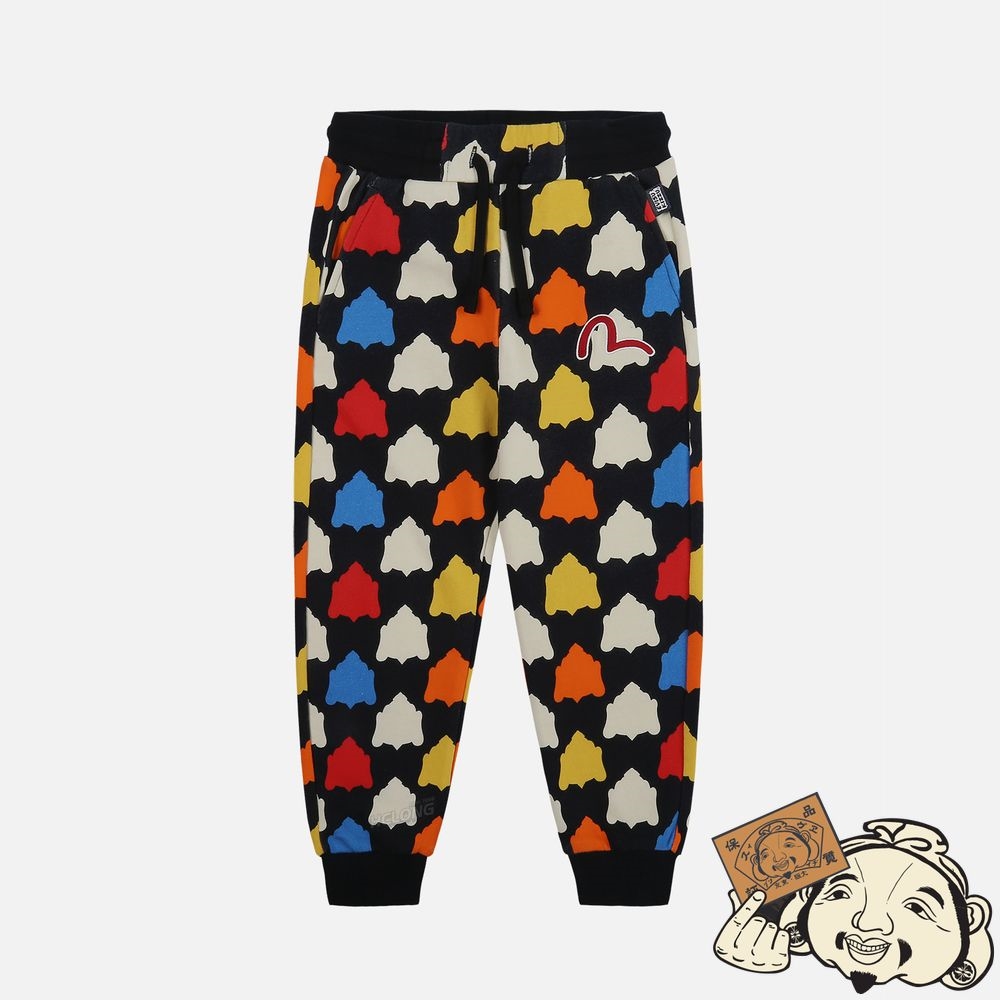 Kids Evisu ALLOVER GODHEAD PRINT SWEATPANTS MULTIPLE | 643IPXQEZ