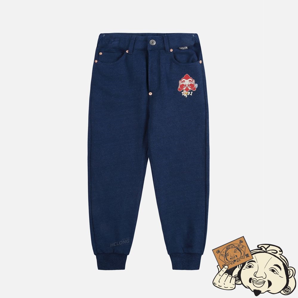 Kids Evisu DAICOCK PRINT SWEATPANTS Indigo | 571IQPYDR