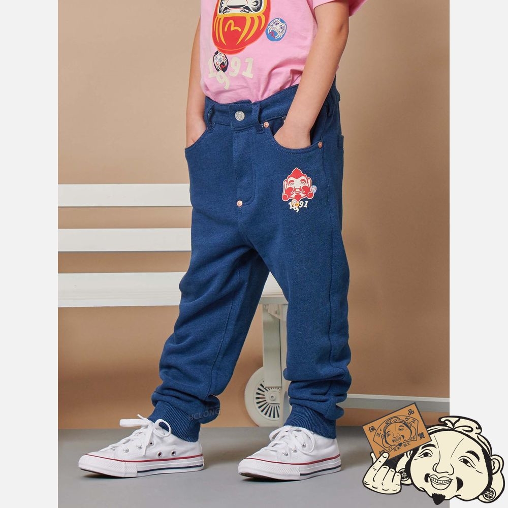 Kids Evisu DAICOCK PRINT SWEATPANTS Indigo | 571IQPYDR