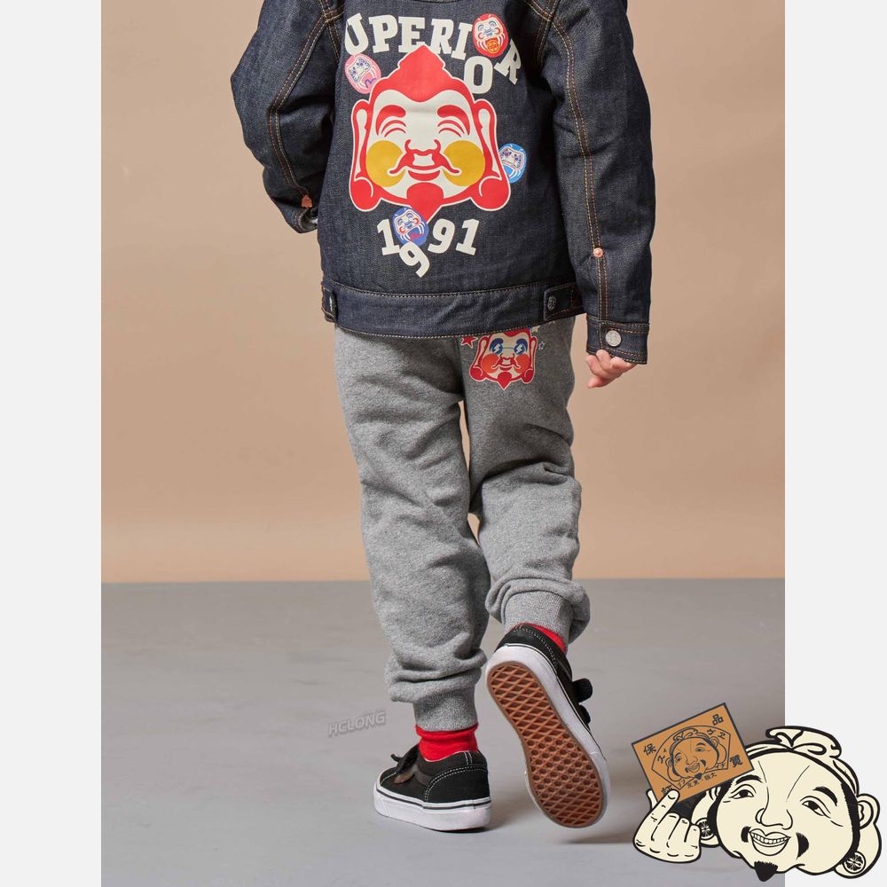 Kids Evisu GODHEAD PRINT SWEATPANTS Grise | 082KZJGQR