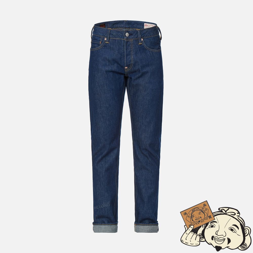 Men Evisu DUO-STYLE POCKET SLIM FIT JEANS #2010 Indigo | 597TAOYZE