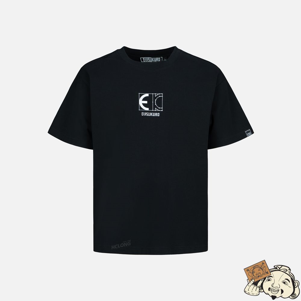 Men Evisu LOGO EMBROIDERY T-SHIRT Noir | 260FNYLDS