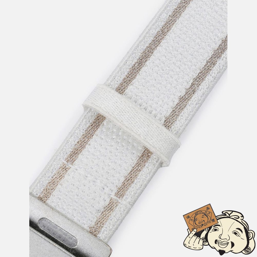 Men Evisu LOGO JACQUARD BELT Blanche | 190SREXIW