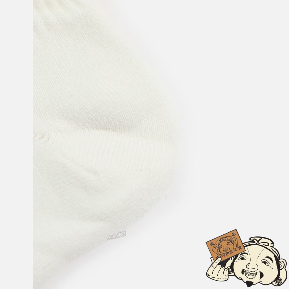 Men Evisu SEAGULL AND LOGO JACQUARD MID SOCKS Blanche | 941ZWSGMU