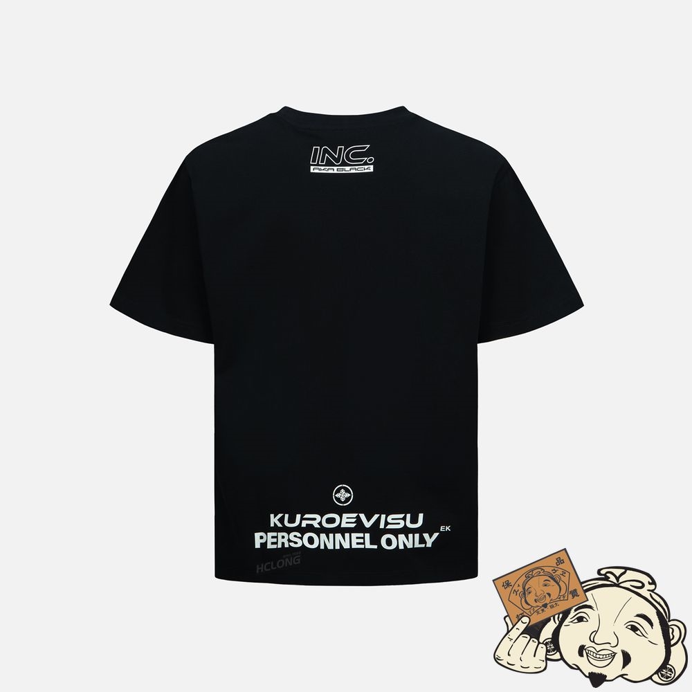 Men Evisu SEAGULL AND LOGO PRINT T-SHIRT Noir | 953HYJSXC