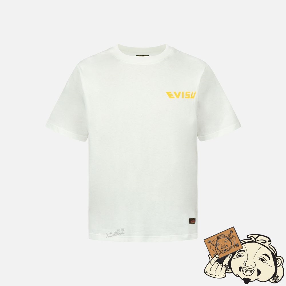 Men Evisu TATTOO KOI PRINT T-SHIRT Blanche | 640JVSTNY