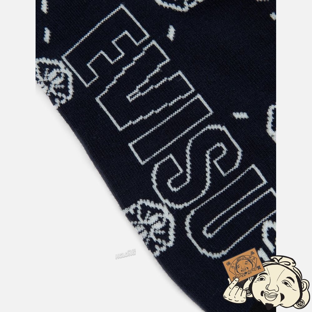 Women Evisu MONOGRAM JACQUARD NO-SHOW SOCKS Noir | 592LGJYQB